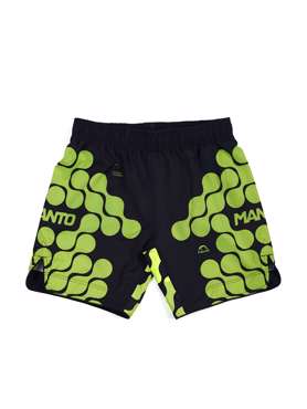 MANTO ORGANIC FIGHT SHORTS-black